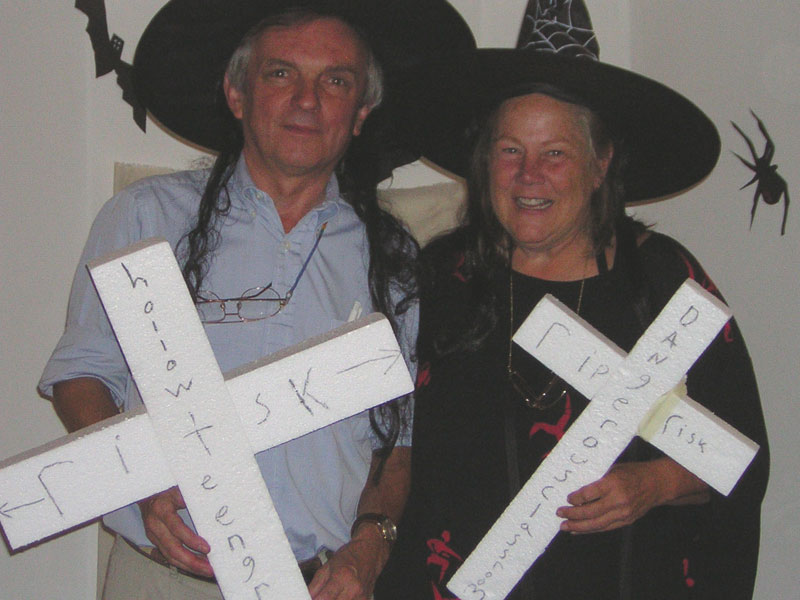Two witches ... welcome to Antigua