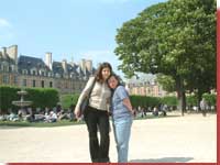 Place des Vosges, one of the most beautiful, and the oldest square in Paris