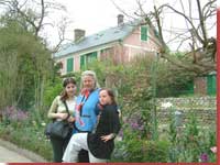 some 100 km from Paris, Giverny, Claude Monet's house