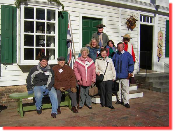 Click here to see all of our photos, the family met in Williamsburg for Christmas