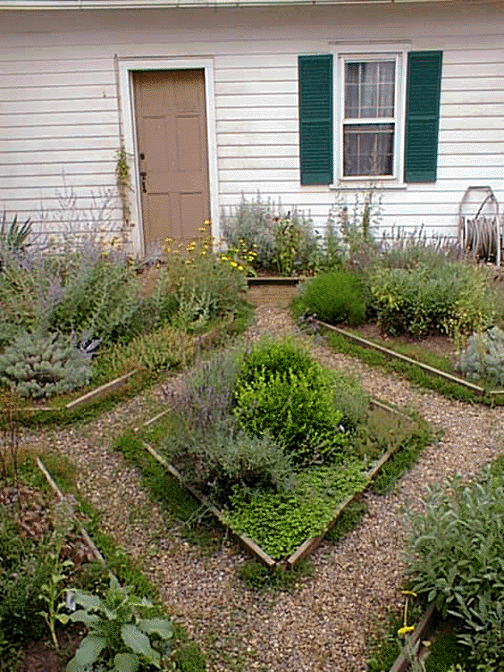Garden as laid out in Zadock Pratt's days, now restored