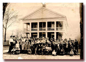 Click to see the full size picture of the Prattsville School, now the Town Hall on Main Street.  Come and see the exhibition.