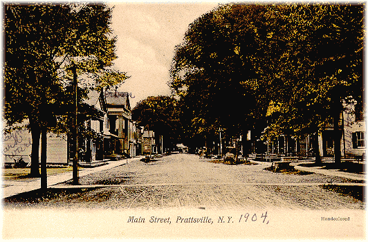 Main Street, Prattsville, 1904 - from Perry Chatfield's collection