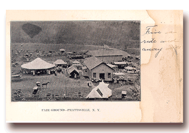 Fair Ground, Prattsville - click to return to postcard collection
