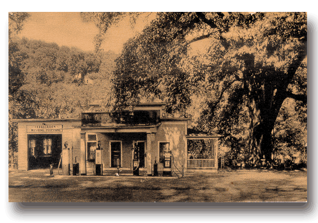 O'Hara's Service Staion - click to return to postcard collection