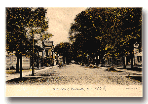Main Street, Prattsville, in 1904 - click to see full size poscard