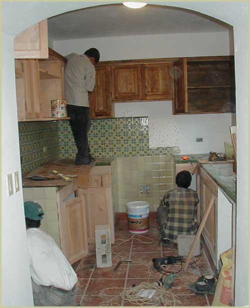 Guest kitchen is getting done ... March 2002 ... you will soon be able to use it