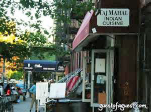 "Curry Row" East 6th Street, between 2nd and 1st Avenues