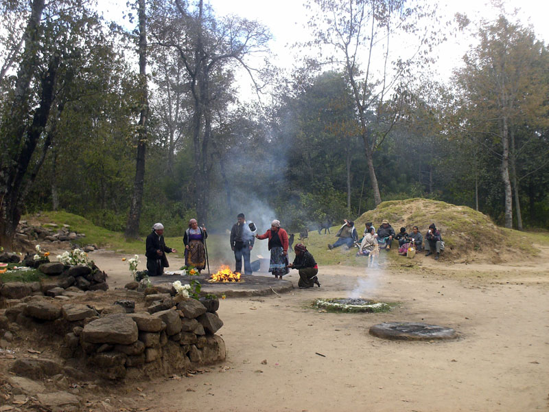 A Maya ceremony ... click to see a larger image