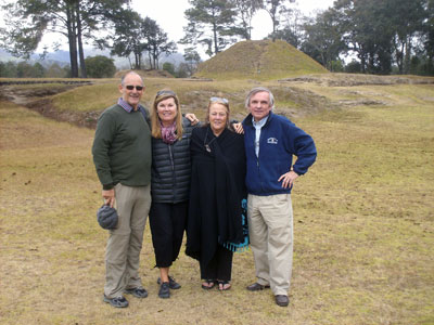 Ruins of Iximche ... click to see a larger image