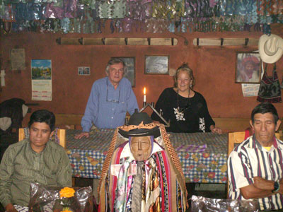 Maximon in Santiago Atitlan ... click to see a larger image