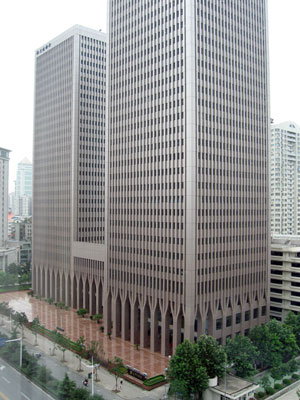 World Trade Center lives on in Wuhan! ... click to see a much larger image 