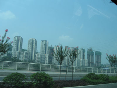 High rise blocks of apartments going up everywhere ... click to see a large image