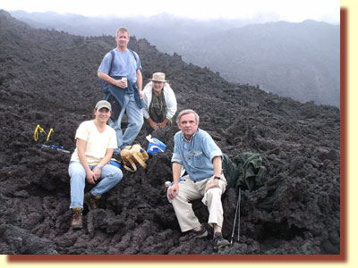 Pacaya has been busy for several months now, with a lot of lava flowing