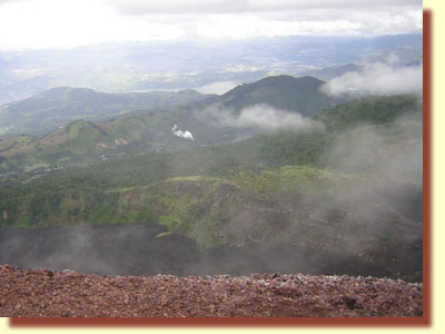 Pacaya volcano on a trip in October 2004